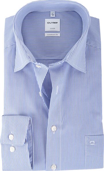 Olymp Luxor Shirt Streep Comfort Fit olymp kopen in de aanbieding