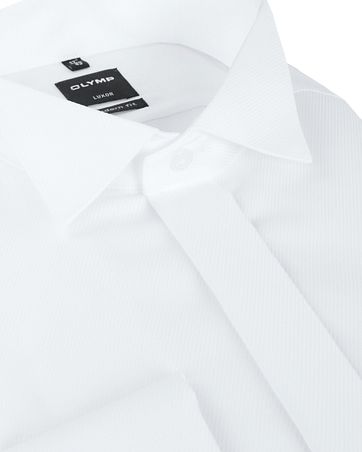 OLYMP Luxor Smoking Weiß Smokinghemd