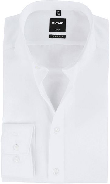 Olymp Luxor Wit Shirt Non Iron