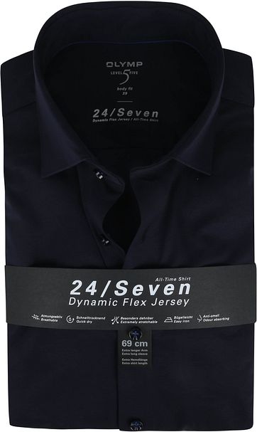 OLYMP Lvl 5 Extra LS Shirt 24/Seven Dark Blue