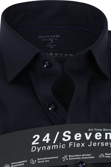 OLYMP Lvl 5 Extra LS Shirt 24/Seven Dark Blue