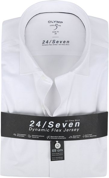 OLYMP Lvl 5 Extra LS Shirt 24/Seven White