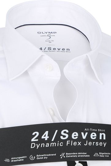OLYMP Lvl 5 Extra LS Shirt 24/Seven White