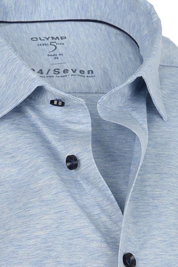 OLYMP Lvl 5 Hemd 24/Seven Blauw