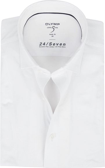 OLYMP Lvl 5 Overhemd 24/Seven Wit