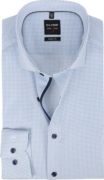OLYMP Lvl 5 Shirt 2104 Blue