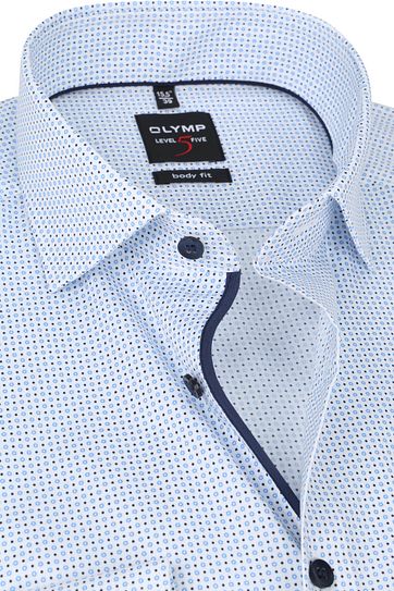 OLYMP Lvl 5 Shirt 2104 Blue