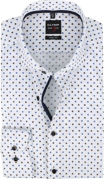 OLYMP Lvl 5 Shirt 2166 Brown