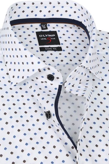 OLYMP Lvl 5 Shirt 2166 Brown