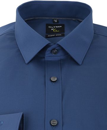 OLYMP No'6 six Shirt Skinny Fit Dark Blue