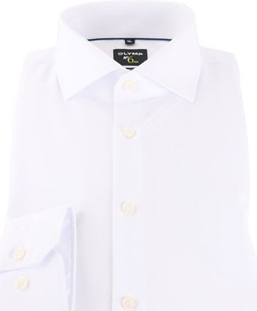 OLYMP No'6 six Shirt Skinny Fit White
