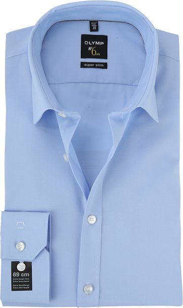 Olymp No6 Six Skinny Fit Overhemd Blauw Sl7 olymp kopen in de aanbieding Olymp No6 Six Skinny Fit Overhemd Blauw Sl7 olymp kopen in de aanbieding