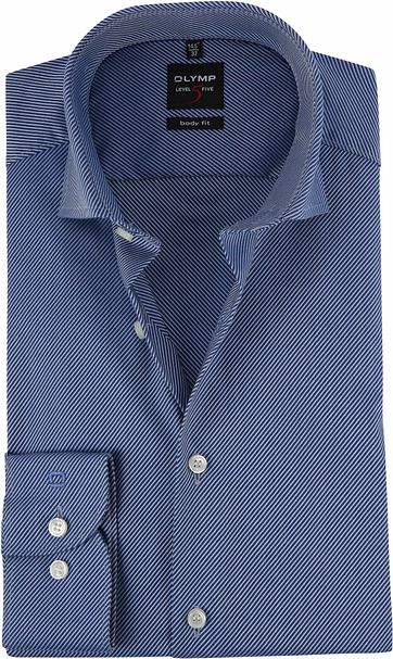 OLYMP Overhemd Level 5 BF Streep