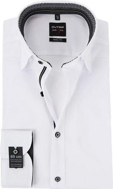 OLYMP Overhemd Level 5 Wit SL7