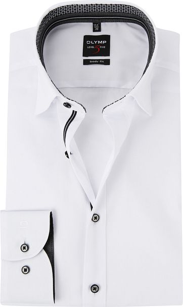 OLYMP Shirt BF Level 5 HBD White