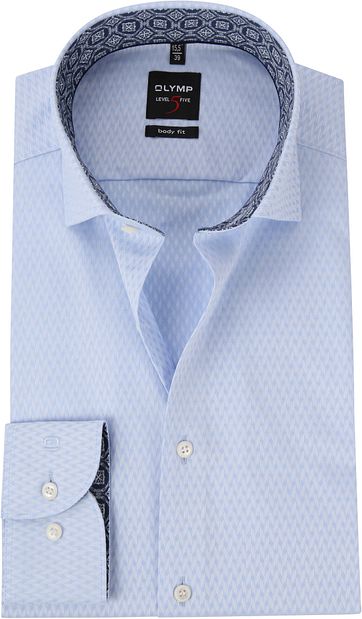 OLYMP Shirt BF Level 5 Herringbone