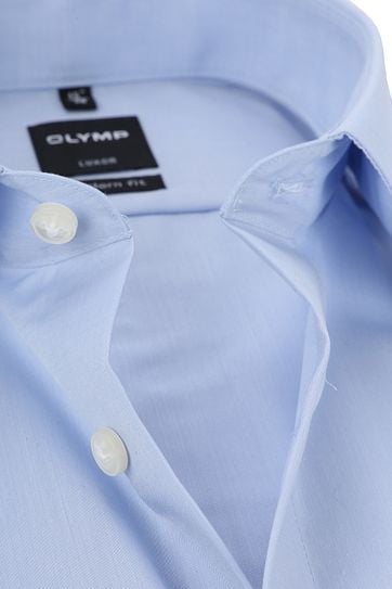 OLYMP Shirt Double Cuff Blue