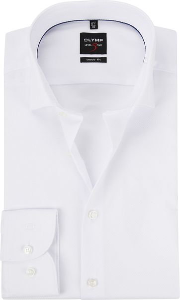 OLYMP Shirt Level 5 BF White Stripes