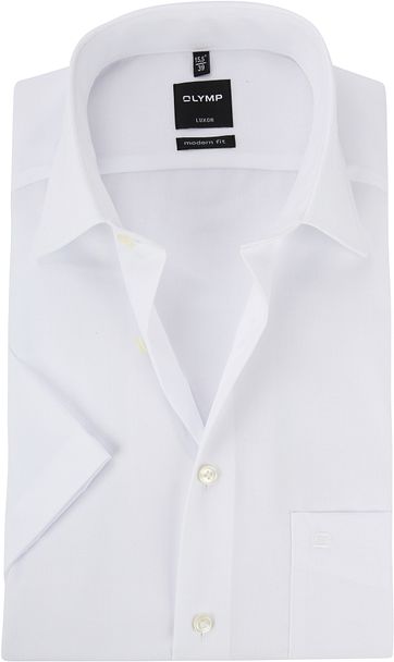 OLYMP Shirt Luxor SS White