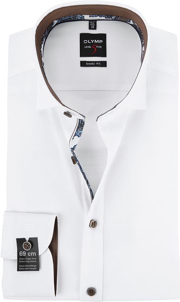 OLYMP Shirt White BF Level 5