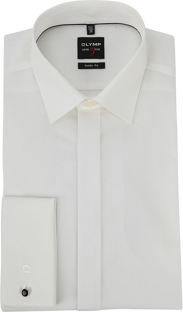 Olymp Smoking Overhemd Level 5 Ecru olymp kopen in de aanbieding
