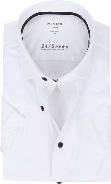 OLYMP SS Shirt Luxor 24/Seven MF White