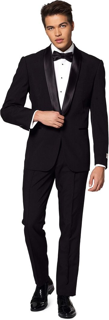 sleek black suit