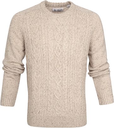 Original Penguin Fisherman Pullover Beige
