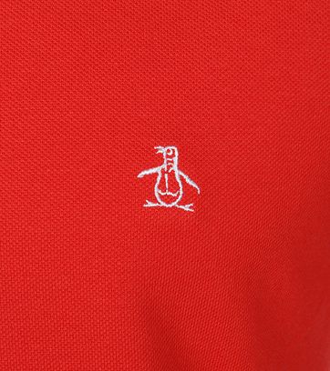 Original Penguin Poloshirt Rot