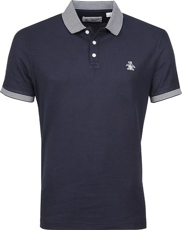 Original Penguin Poloshirt Stripe Navy