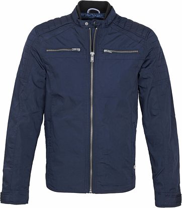 Petrol Biker Jack Donkerblauw