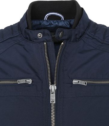 Petrol Biker Jack Donkerblauw