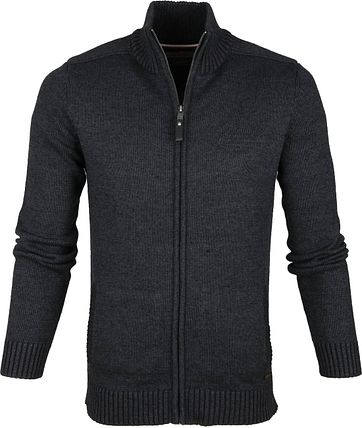 Petrol Cardigan Dunkelgrau