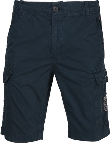 dark blue cargo shorts