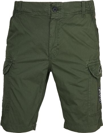 dark green cargo shorts