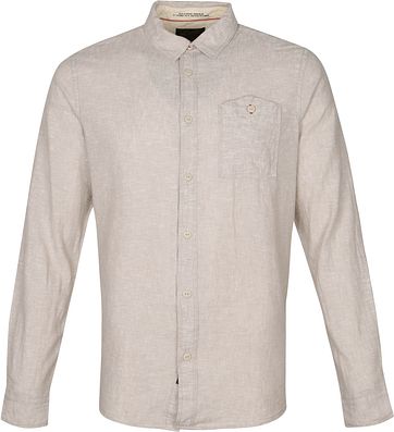 Petrol Hemd Beige