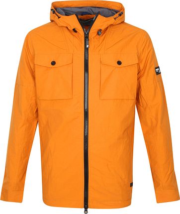Petrol Hooded Parka Orange