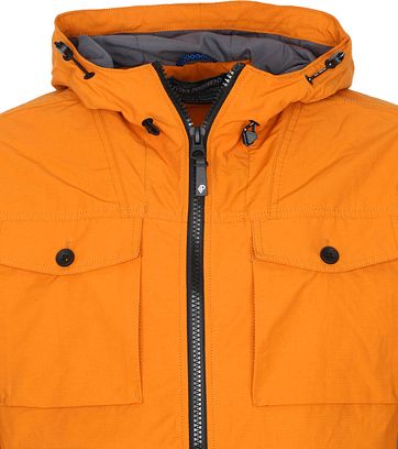 Petrol Hooded Parka Oranje