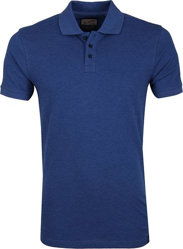 Petrol Poloshirt Blau Design
