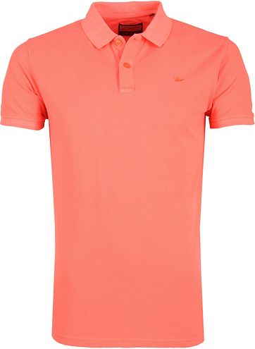 Petrol Poloshirt Fest Hell Orange