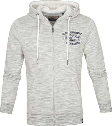 Petrol Vest Zipper Grijs