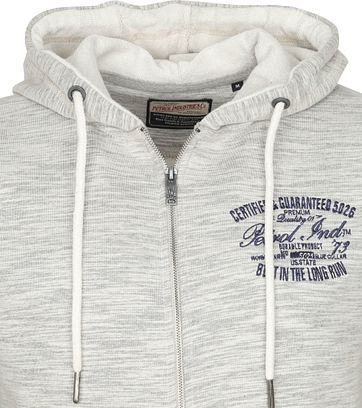 Petrol Vest Zipper Grijs