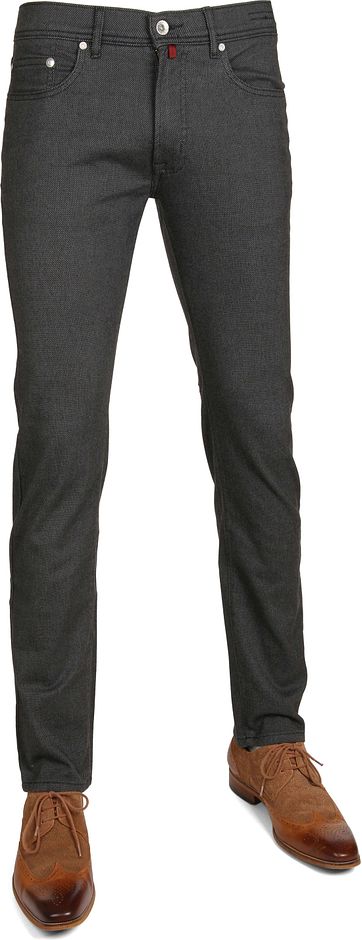 Pierre Cardin Hose Dessin Dunkelgrau