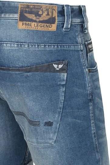 PME Legend Commander Jeans Shorts Mid Blue