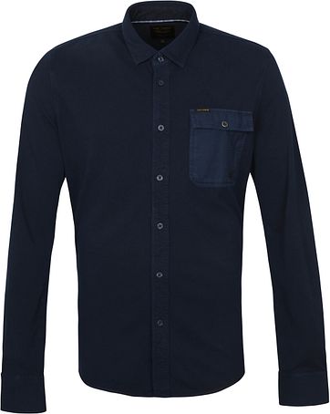 PME Legend Hemd Garment Dye Navy