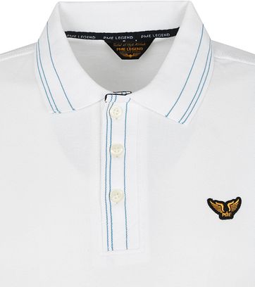 PME Legend Poloshirt Stretch Weiß