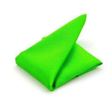 Pocket Square Silk Bright Green F33