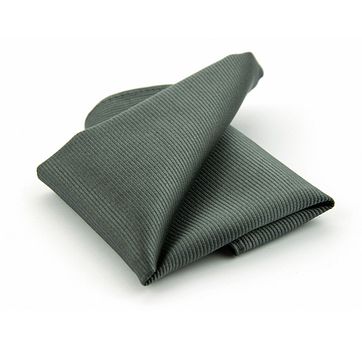 Pocket Square Silk Dark Grey F53