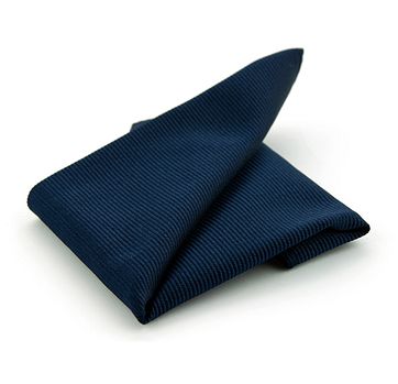 Pocket Square Silk Navy F35
