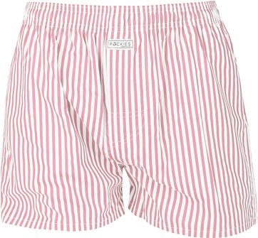 Pockies Boxershort Pink Streifen